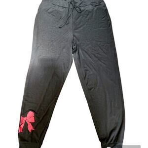 WILDFOX NAUGHTY LIST IS MORE FUN SWEATPANTS  MED